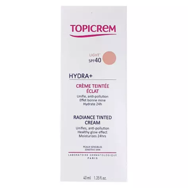 HYDRA+ CRÈME TEINTÉE CLAIRE SPF 40 , 40ML HYDRA+ CRÈME TEINTÉE CLAIRE SPF 40 , 40ML