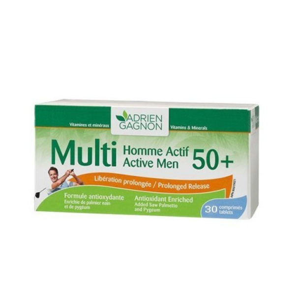 MULTI HOMME ACTIF 50+ 30 COMPRIMES MULTI HOMME ACTIF 50+ 30 COMPRIMES