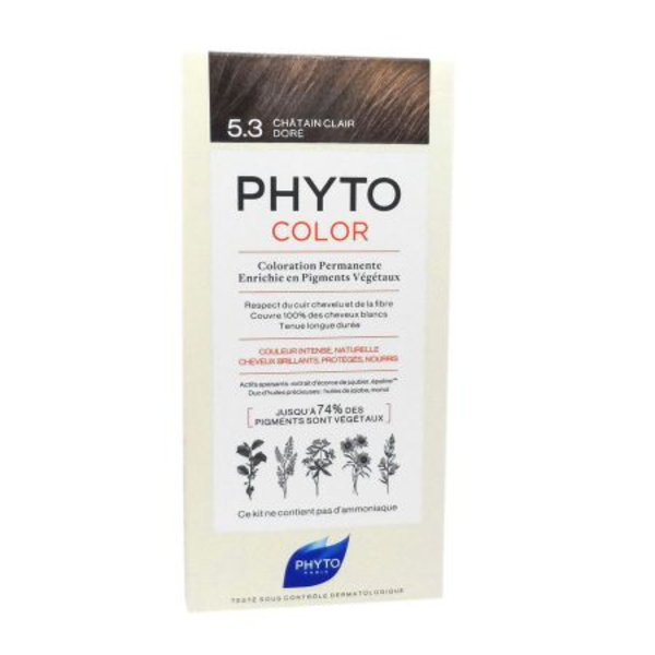 PHYTO-COLOR 5.3 CHATAIN CLAIR DORE PHYTO-COLOR 5.3 CHATAIN CLAIR DORE