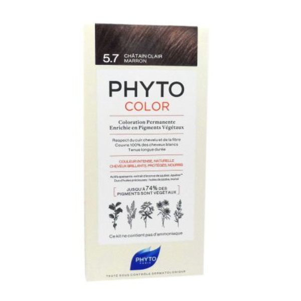PHYTO-COLOR 5.7 CHATAIN CLAIR MARRON PHYTO-COLOR 5.7 CHATAIN CLAIR MARRON