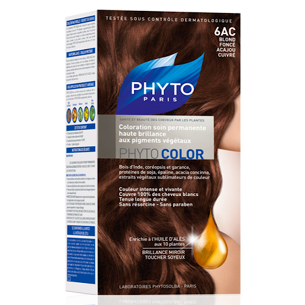 PHYTO-COLOR 6 AC BLOND FONCÉ ACAJ CV PHYTO-COLOR 6 AC BLOND FONCÉ ACAJ CV