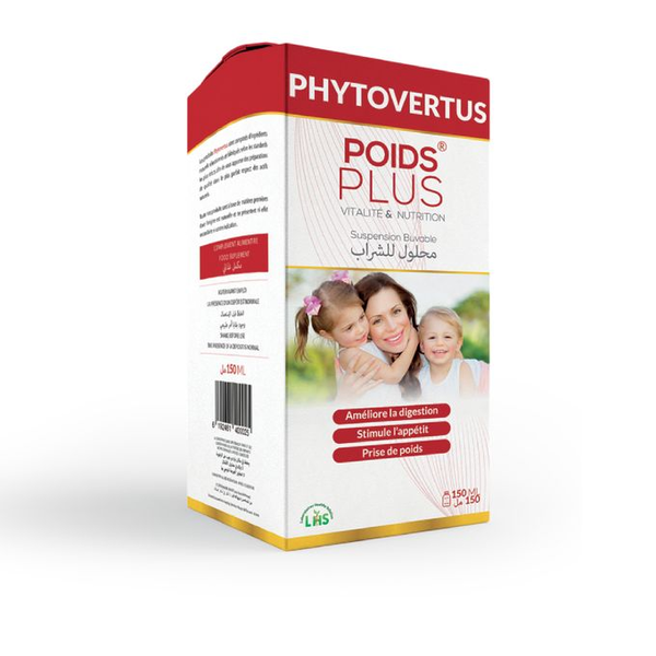 POIDS PLUS SIROP 150ML POIDS PLUS SIROP 150ML
