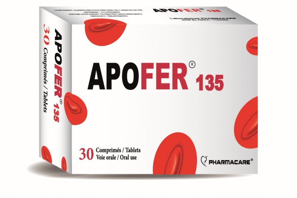PHARMACARE APOFER 135MG BT/30 PHARMACARE APOFER 135MG BT/30