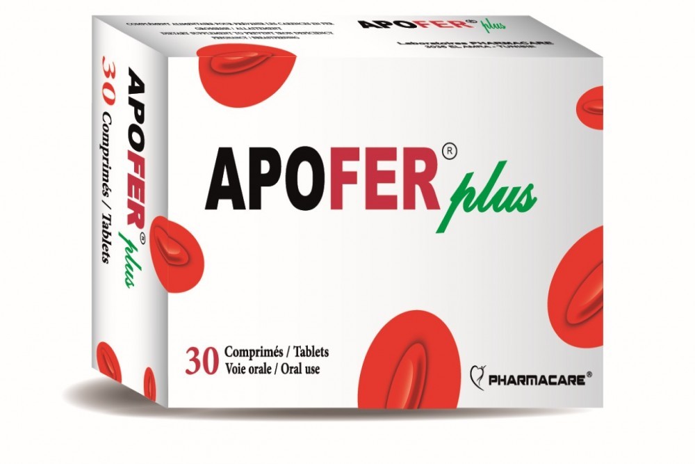 PHARMACARE APOFER PLUS BT/30 PHARMACARE APOFER PLUS BT/30