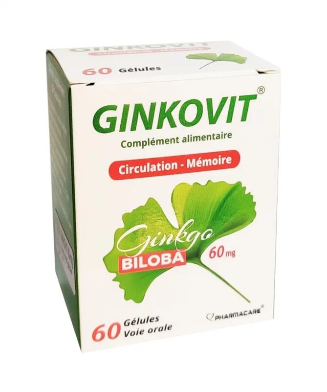 PHARMACARE GINKOVIT BT/60 AL2 PHARMACARE GINKOVIT BT/60 AL2