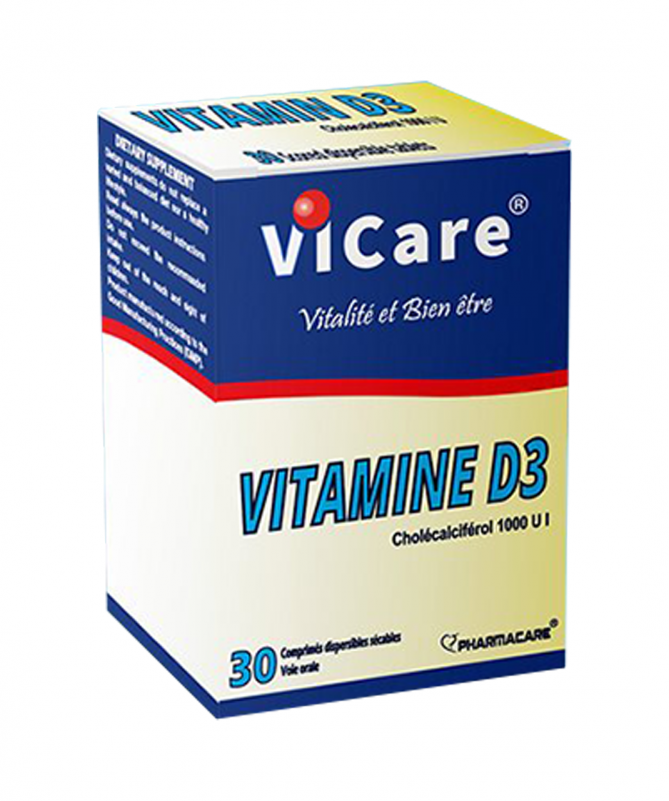 PHARMACARE VICARE D3 1000UI BT30 PHARMACARE VICARE D3 1000UI BT30