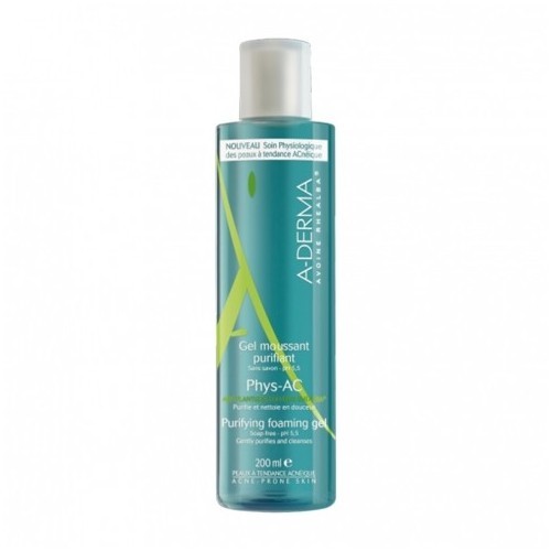 A-DERMA PHYS-AC GEL MOUSSANT PURIFIANT 200ML A-DERMA PHYS-AC GEL MOUSSANT PURIFIANT 200ML