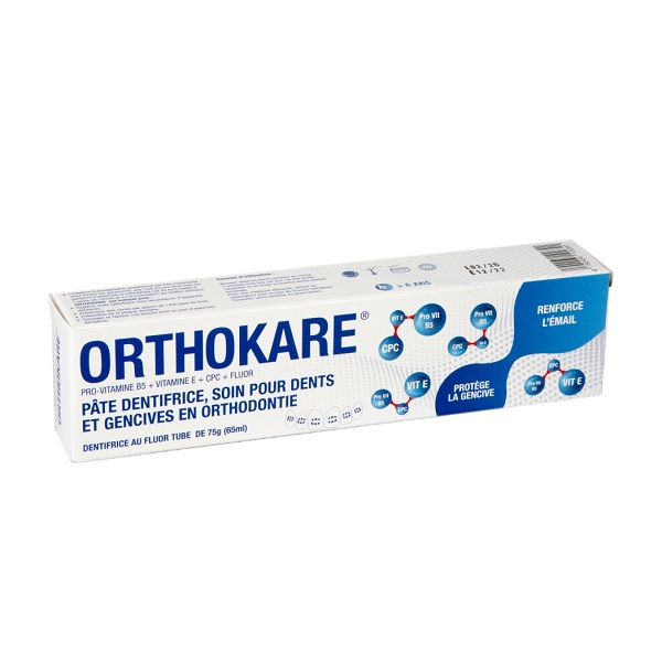 ORTHOKARE DENTIFRICE 75G ORTHOKARE DENTIFRICE 75G