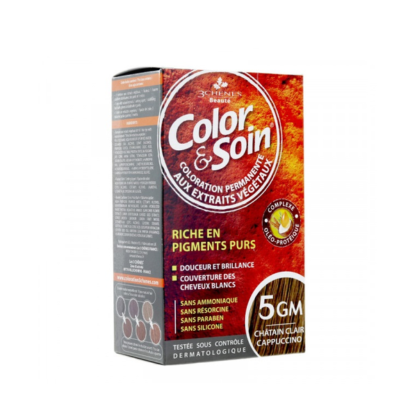 COLOR&SOIN 5GM CHATAIN CLAIR CAPPUCCINO COLOR&SOIN 5GM CHATAIN CLAIR CAPPUCCINO