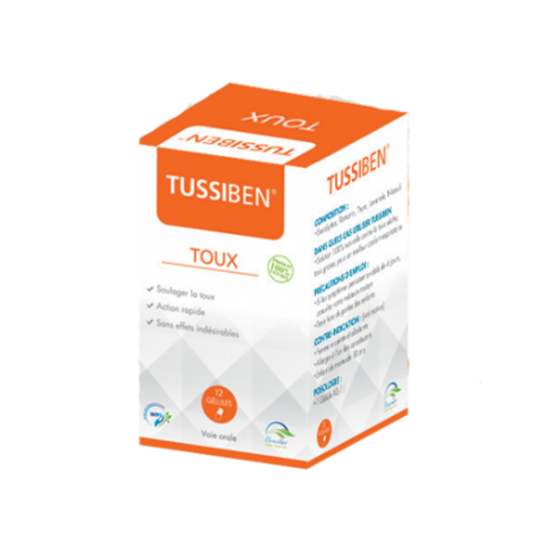 TUSSIBEN TOUX GELULE BT/12 TUSSIBEN TOUX GELULE BT/12