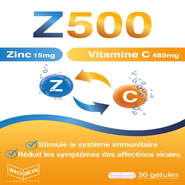 Z500 ZINC + VITAMINE C B/30 Z500 ZINC + VITAMINE C B/30