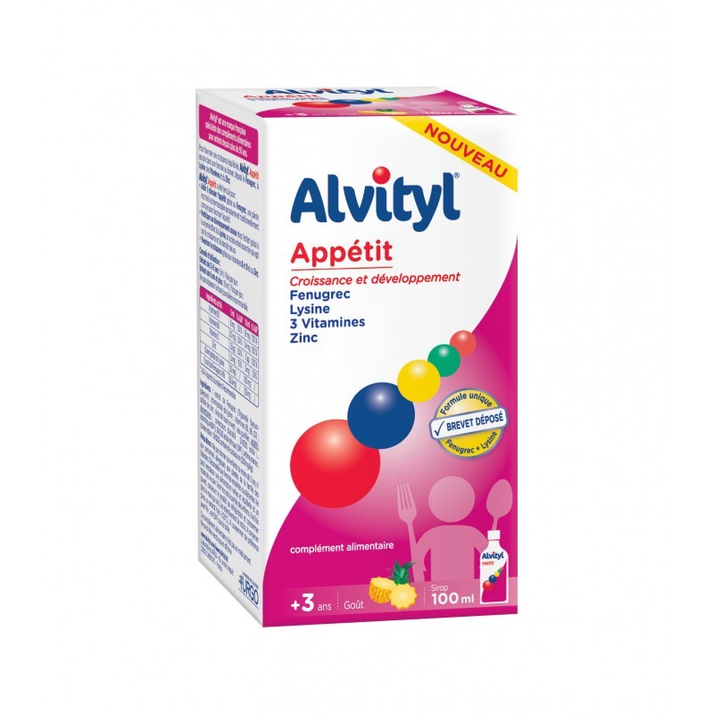 ALVITYL APPETIT SIROP F/100 ML AL2 ALVITYL APPETIT SIROP F/100 ML AL2