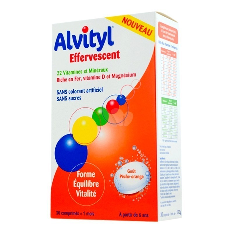 ALVITYL EFFERV MULTIVITAMINE BT30 ALVITYL EFFERV MULTIVITAMINE BT30