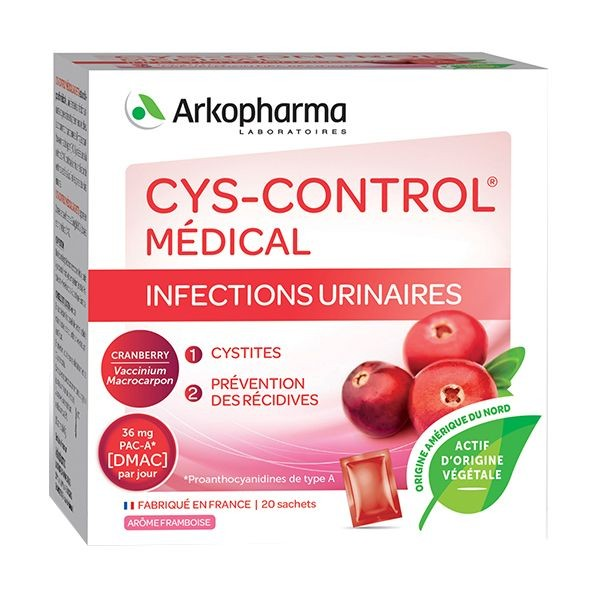 CYS-CONTROL GÉNE URINAIRE 20 SACHETS CYS-CONTROL GÉNE URINAIRE 20 SACHETS