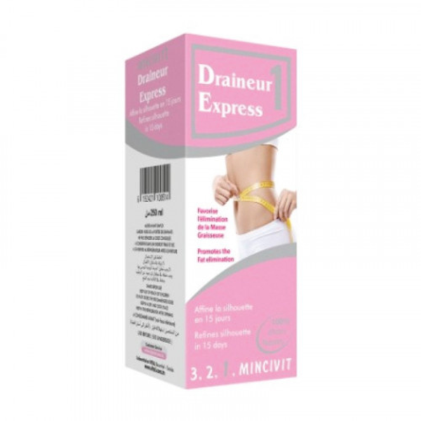 MINCIVIT1 DRAINEUR EXPRES 1.2.3 250 ML MINCIVIT1 DRAINEUR EXPRES 1.2.3 250 ML