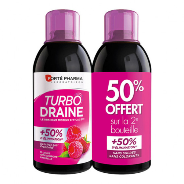 TURBO DRAINE FRAMBOISE DUO 500ML TURBO DRAINE FRAMBOISE DUO 500ML