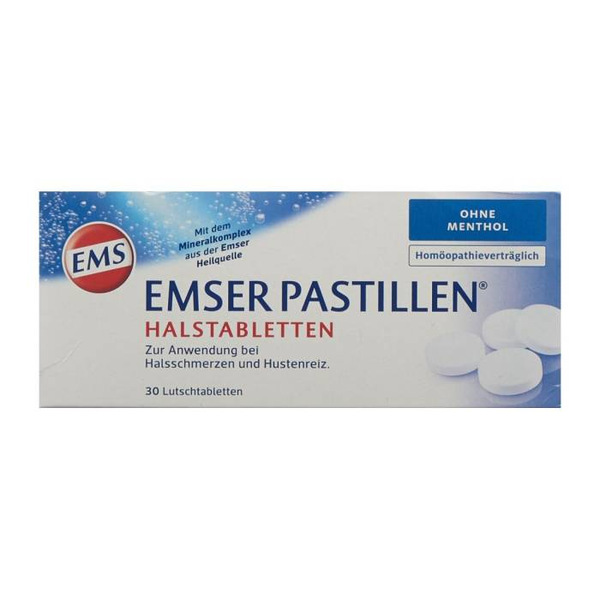 EMSER PASTILLE SANS MENTHOL B/30 EMSER PASTILLE SANS MENTHOL B/30