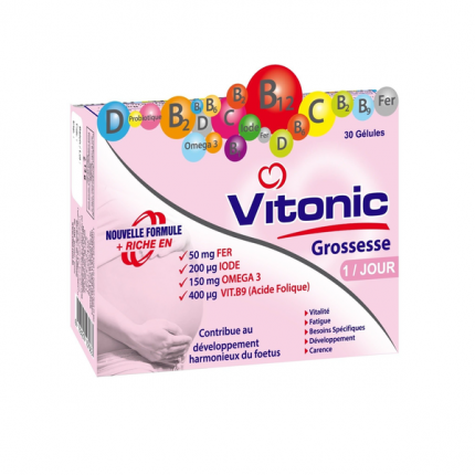 vital vitonic grossesse, 30 gélules