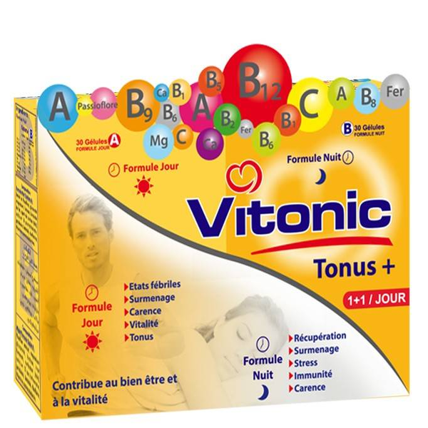 vitonic-tonus-jour-et-nuit-60-gelules-2 vital vitonic tonus + jour et nuit 60 gélules