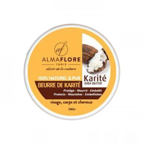 ALMAFLORE BEURRE DE KARITE 100G ALMAFLORE BEURRE DE KARITE 100G