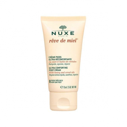 nuxe reve de miel creme pieds 75ml