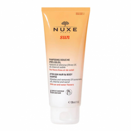 nuxe sun shampooing douche apre sol