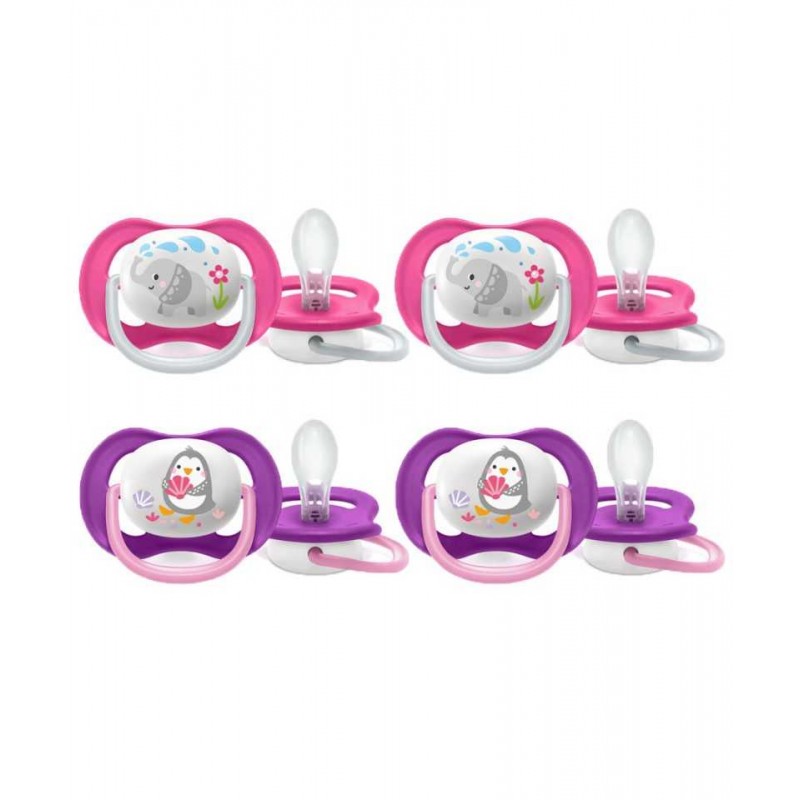 avent-2-sucettes-animals-fille-0-6m