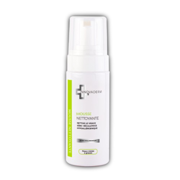 innovaderm-mousse-nettoyante-pmg-150ml nnovaderm mousse net pmg