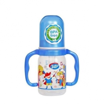 pur biberon verre avec anse 120ml (10096)