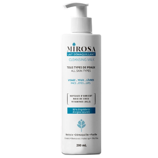 LAIT-DEMAQUILLANT-MIROSA mirosa lait demaquillant 200ml