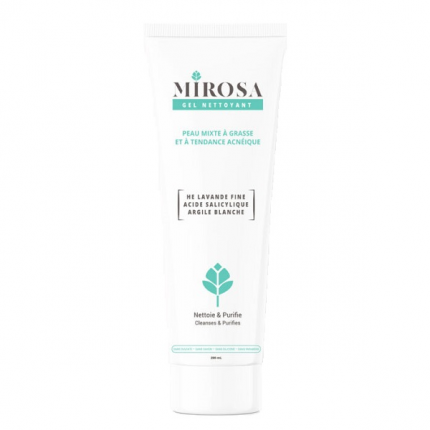 mirosa gel nettoyant peau mixte à grasse 200ml