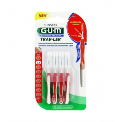 gum brossette travel 0.8 1314