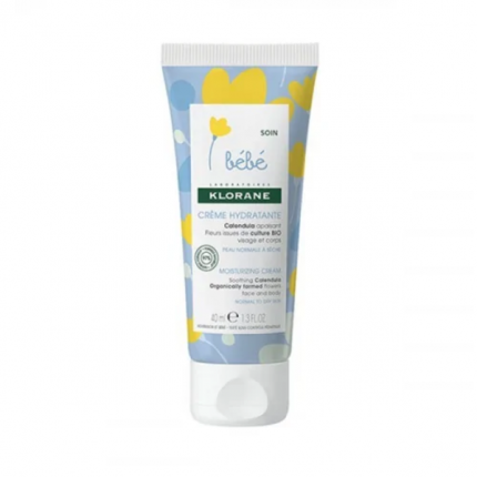 klorane bebe creme hydratante 40ml