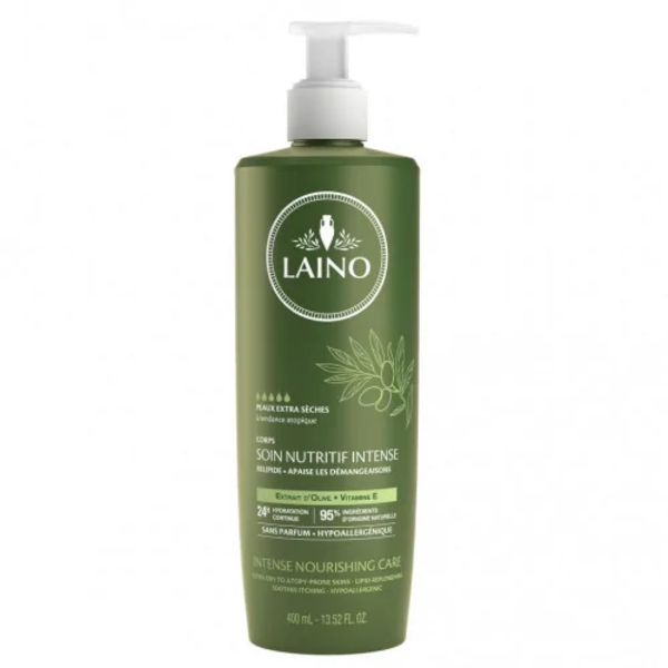 laino-lait-nutritif-intense-extrait-d-olive-et-vitamine-e-400ml laino lait nutritif intense extrait d'olive et vitamine e 400ml