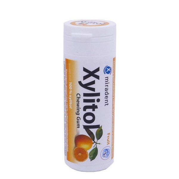 miradent-miradent-xylitol-chewing-gum-fruit-30-pieces-confiserie (1) miradent xylitol chew gum fruit