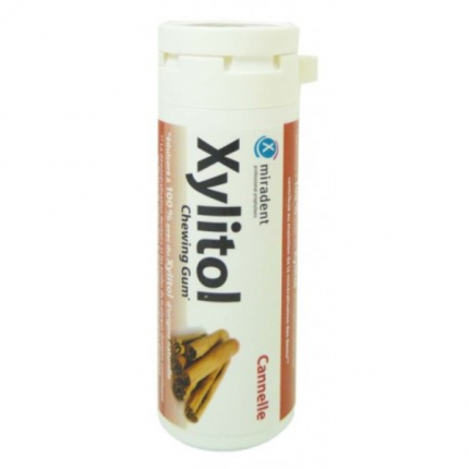 miradent xylitol chew gum cannelle