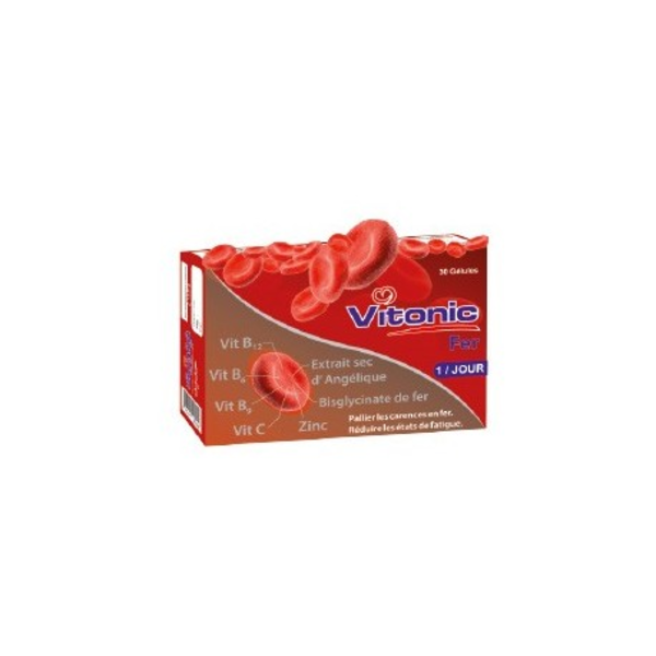 vitonic-fer-30-gelules vitonic fer bt/30